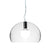 Small Fl/y Suspension Lamp suspension lamps Kartell Transparent Crystal 