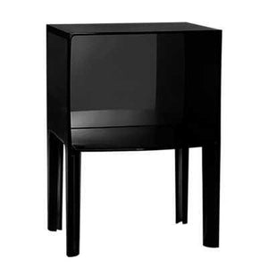 Small Ghost Buster side/end table Kartell Solid Glossy Black 