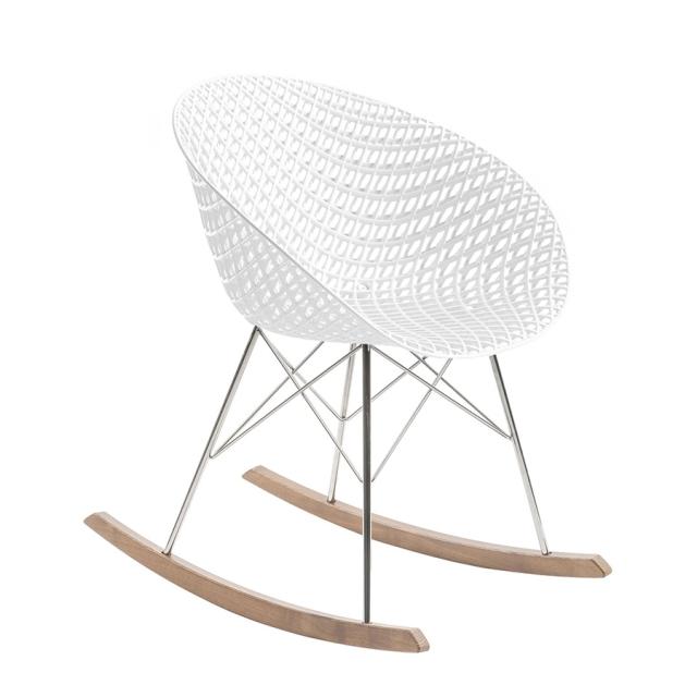 Matrix Rocking Chair rocking chairs Kartell White/Chrome 