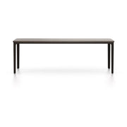 Plate Rectangular Table Coffee Tables Vitra 44.5"L x 16.25" W - smoked oak top - chocolate base 