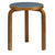 Stool 60 Stools Artek Smokey Blue Linoleum Seat - Legs Walnut Stained +$20.00 