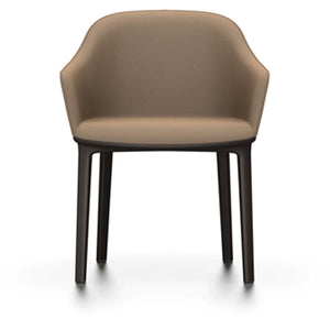Softshell Chair - Four-Leg Base Side/Dining Vitra Chocolate Glides For Carpet Plano_Coffee-80
