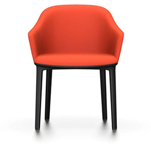 Softshell Chair - Four-Leg Base Side/Dining Vitra Basic Dark Glides For Carpet Plano_Orange-07