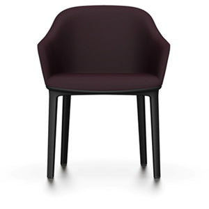 Softshell Chair - Four-Leg Base Side/Dining Vitra Basic Dark Glides For Carpet Plano_Brown-54