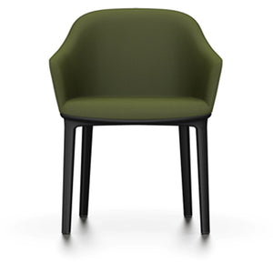 Softshell Chair - Four-Leg Base Side/Dining Vitra Basic Dark Glides For Carpet Plano_Khaki-58