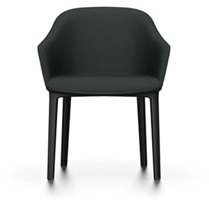 Softshell Chair - Four-Leg Base Side/Dining Vitra Basic Dark Glides For Carpet Plano_Nero-66