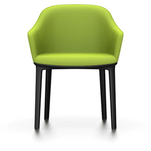 Softshell Chair - Four-Leg Base Side/Dining Vitra Basic Dark Glides For Carpet Plano_Avocado-68