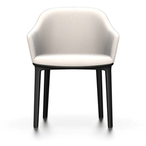 Softshell Chair - Four-Leg Base Side/Dining Vitra Basic Dark Glides For Carpet Plano_Stone-70
