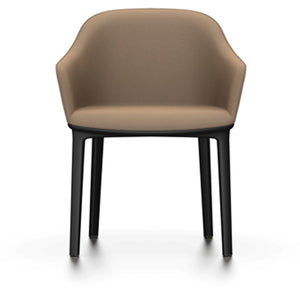 Softshell Chair - Four-Leg Base Side/Dining Vitra Basic Dark Glides For Carpet Plano_Coffee-80