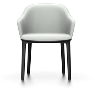 Softshell Chair - Four-Leg Base Side/Dining Vitra Basic Dark Glides For Carpet Plano_Grey/Stone-82