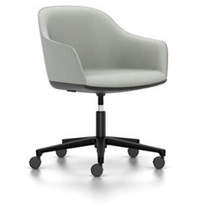Softshell Chair - Task Chair task chair Vitra powder-coat basic dark Plano - light grey/sierra grey hard casters - unbraked (std)