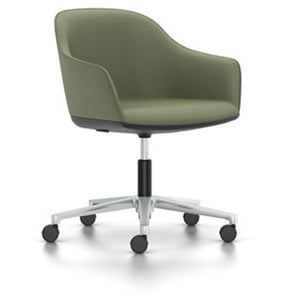 Softshell Chair - Task Chair task chair Vitra polished aluminum Plano - forest/sierra grey hard casters - unbraked (std)