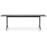 Belleville Rectangular Table Dining Tables Vitra 94.5" L x 31.5" - solid smoked oak top oiled 