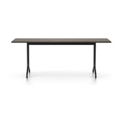 Belleville Rectangular Table Dining Tables Vitra 78.75" L x 31.5" - solid smoked oak top oiled 