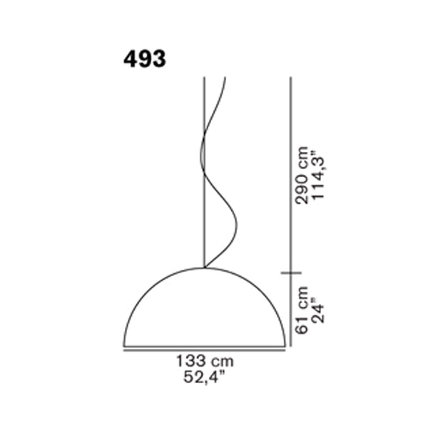 Sonora 493 Suspension Lamp suspension lamps Oluce 