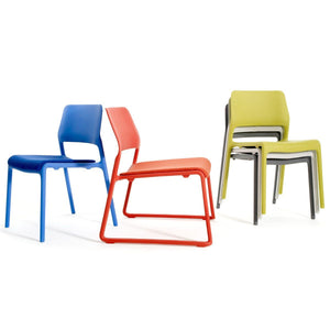 Spark Stacking Side Chair with Seat Pad Side/Dining Knoll 