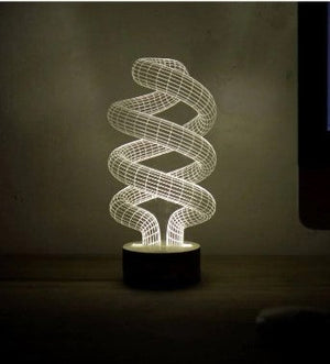 Spiral LED Table Lamp Table Lamps Studio Cheha 