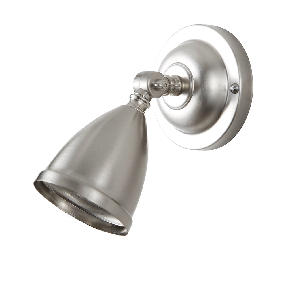 Spotlight GU10 with Shade Pendant Lights Original BTC Satin Nickel 