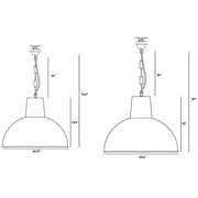 Spun Reflector Large Pendant Light ceiling lights Original BTC 