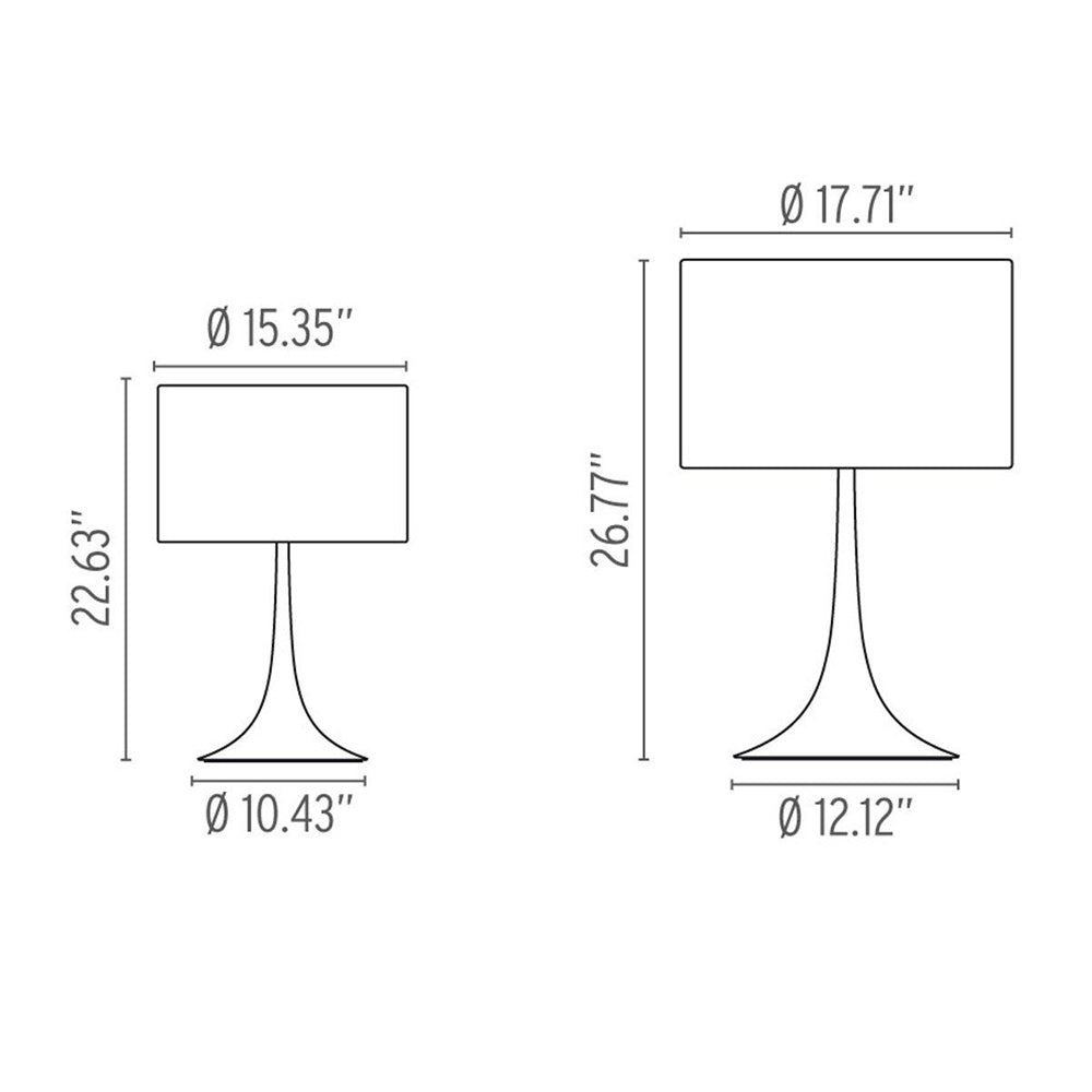 Spun Table Lamp Table Lamps Flos 