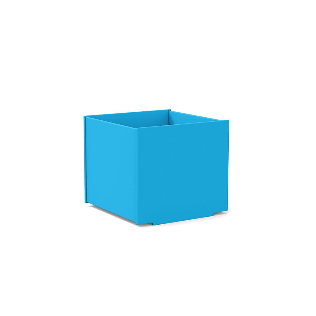 Square Planter planter Loll Designs Sky Blue 22 Gallon 