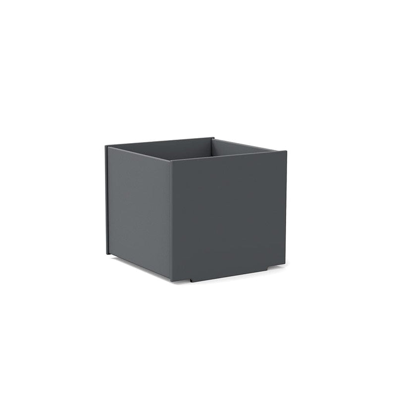 Square Planter planter Loll Designs Charcoal Grey 22 Gallon 