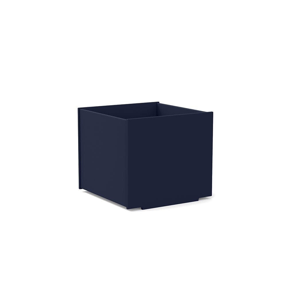 Square Planter planter Loll Designs Navy Blue 22 Gallon 