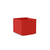 Square Planter planter Loll Designs Apple Red 22 Gallon 