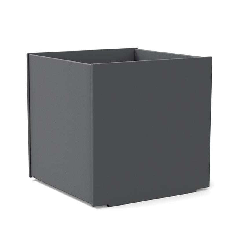 Square Planter planter Loll Designs Charcoal Grey 60 Gallon 