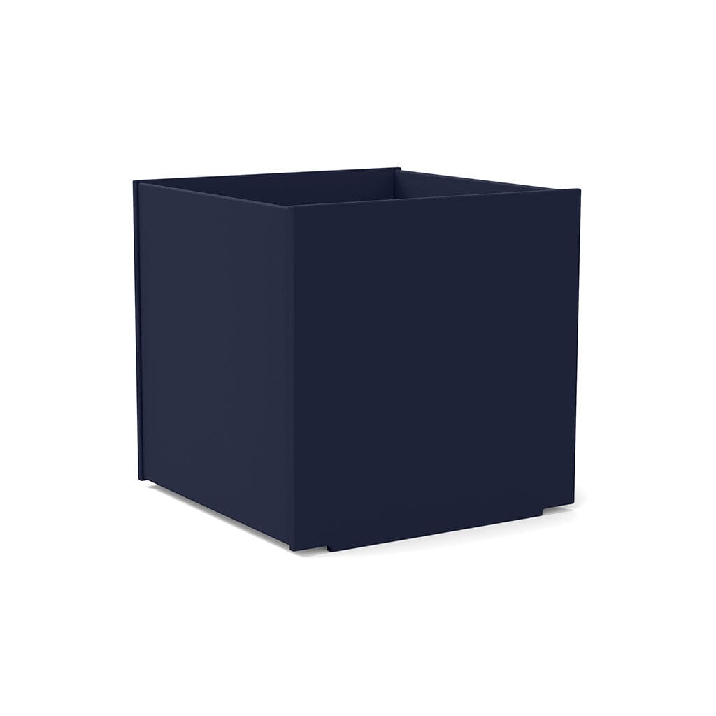 Square Planter planter Loll Designs Navy Blue 60 Gallon 