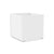 Square Planter planter Loll Designs Cloud White 60 Gallon 