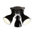 Stirrup Triple Ceiling Light ceiling lights Original BTC Black/White Interior Aluminum 