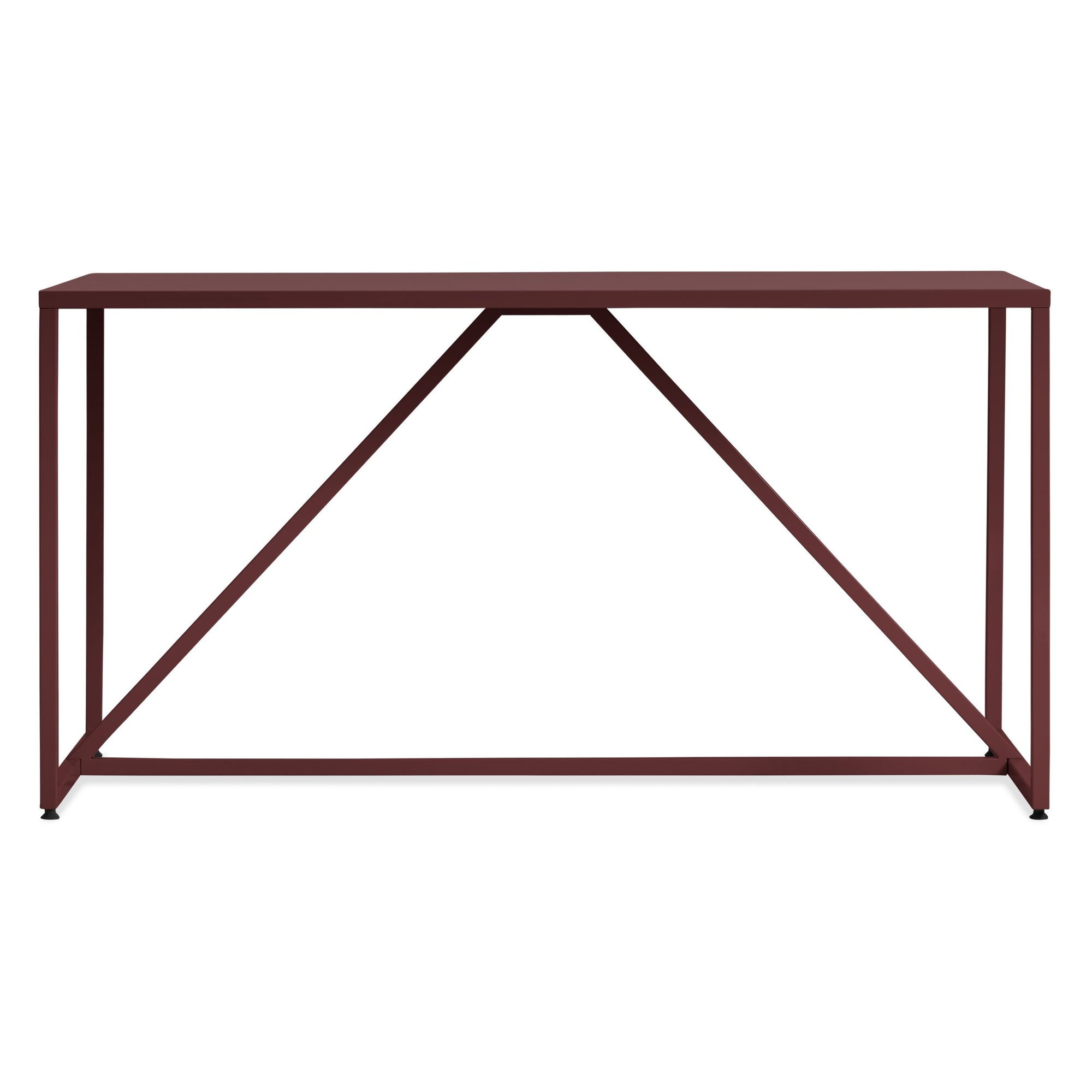 Strut Dining Table Dining Tables BluDot Medium Oxblood 