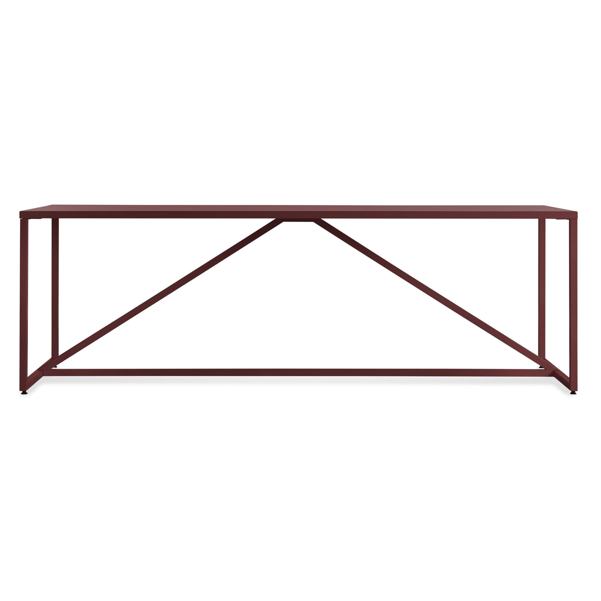 Strut Dining Table Dining Tables BluDot X-Large Oxblood 