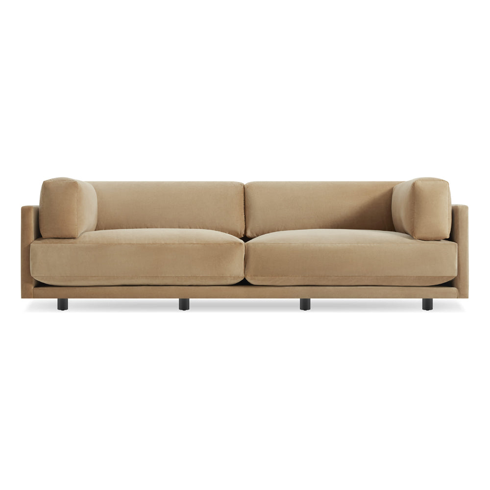 Sunday 102" Sofa Sofa BluDot Camel Velvet 