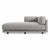 Sunday Chaise sofa BluDot Left Arm Agnew Grey 