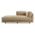 Sunday Chaise sofa BluDot Left Arm Camel Velvet 