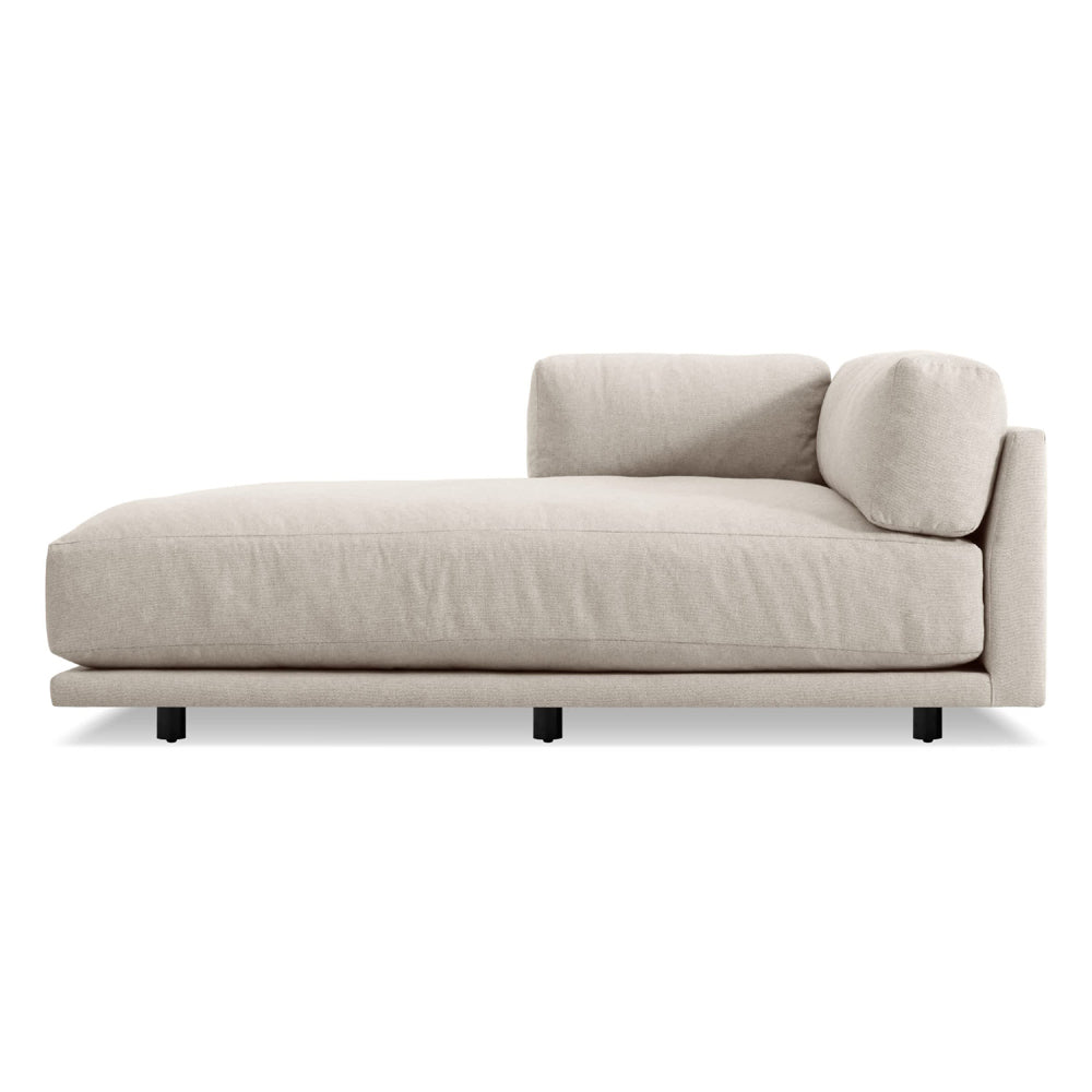 Sunday Chaise sofa BluDot Left Arm Sanford Linen 