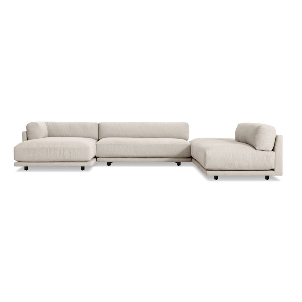 Sunday J Sectional Sofa With Chaise sofa BluDot Left Arm Sanford Linen 