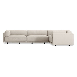 Sunday L Sectional Sofa sofa BluDot Sanford Linen Left 