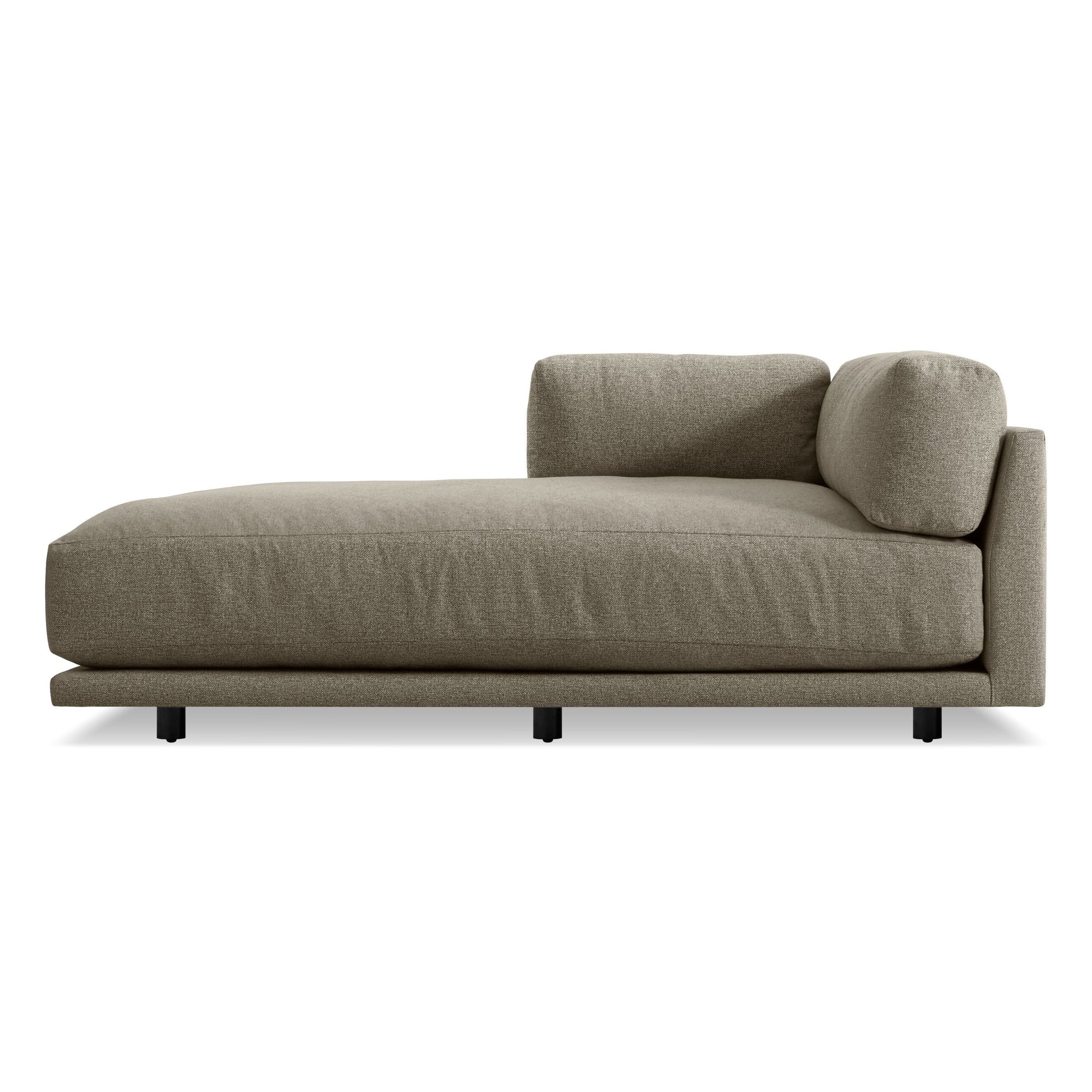 Sunday Chaise sofa BluDot Left Arm Sanford Black 