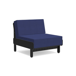 Sunnyside Lounge Chair lounge chairs Loll Designs Black Canvas Navy 