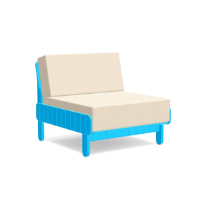 Sunnyside Lounge Chair lounge chairs Loll Designs Sky Blue Canvas Flax 