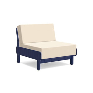 Sunnyside Lounge Chair lounge chairs Loll Designs Navy Blue Canvas Flax 