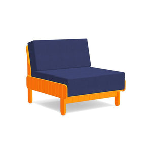 Sunnyside Lounge Chair lounge chairs Loll Designs Sunset Orange Canvas Navy 