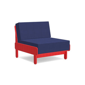 Sunnyside Lounge Chair lounge chairs Loll Designs Apple Red Canvas Navy 