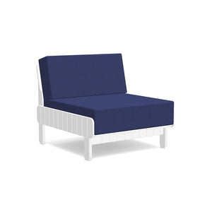 Sunnyside Lounge Chair lounge chairs Loll Designs Cloud White Canvas Navy 