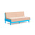 Sunnyside Loveseat Sofas Loll Designs Sky Blue Cast Petal 