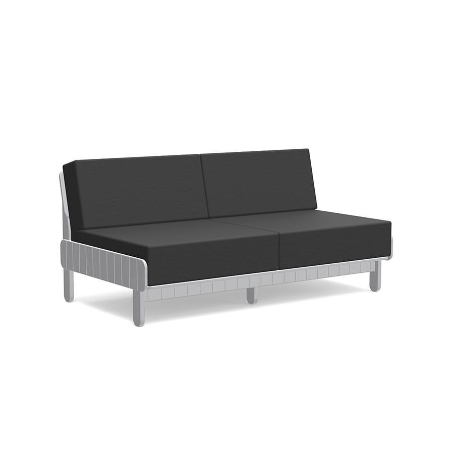 Sunnyside Loveseat Sofas Loll Designs Driftwood Cast Charcoal 