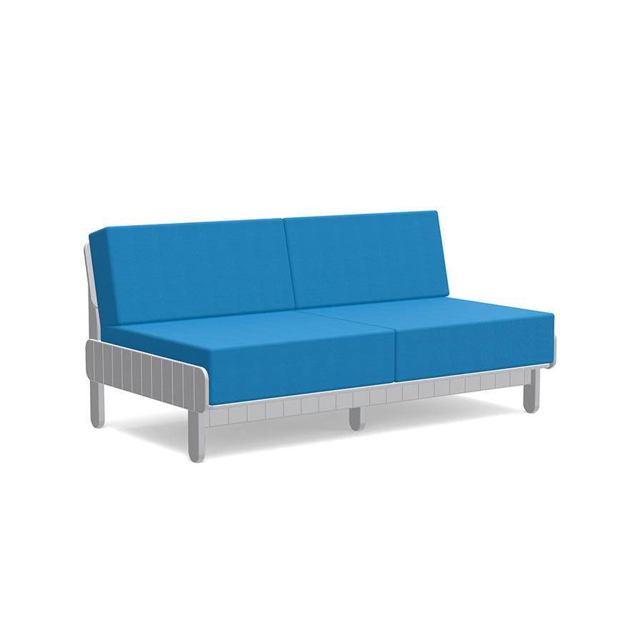 Sunnyside Loveseat Sofas Loll Designs Driftwood Canvas Regatta 